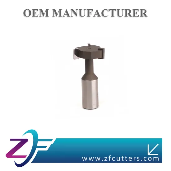 3 Flute T-Slot Milling Cutter for Stainless Steel Copper Aluminum CNC Machining Applications